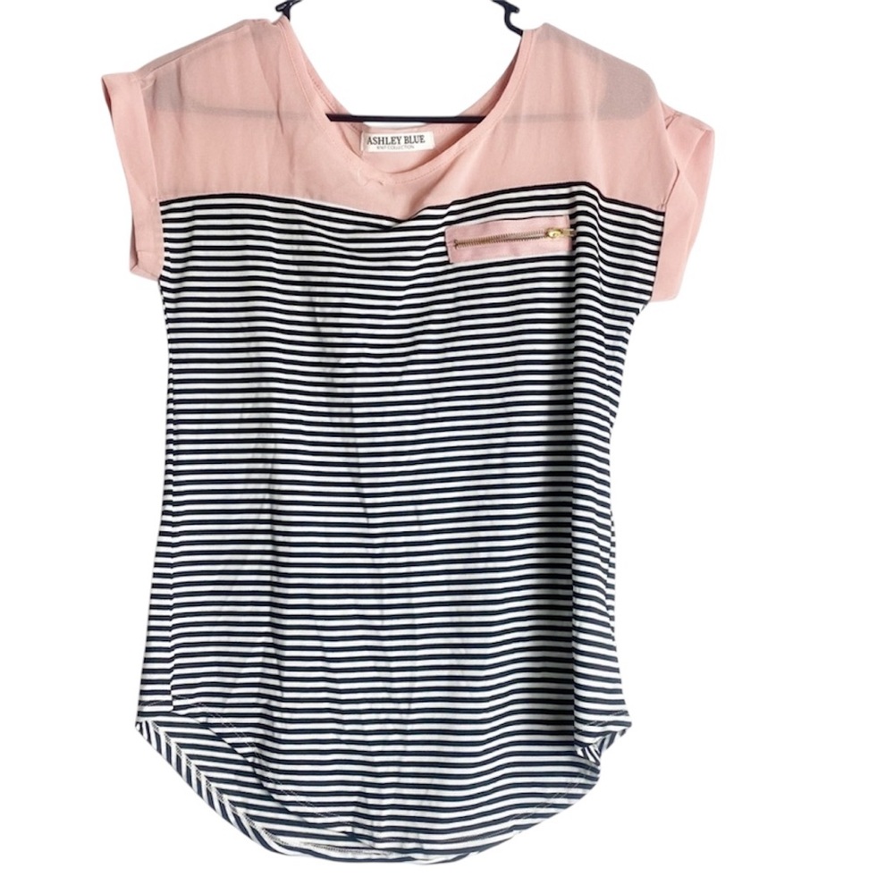 Ashley Blue knit collection Women’s Top Size S